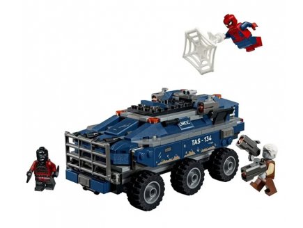 Lego Marvel 76349 La poursuite en prison mobile de Spider-Man