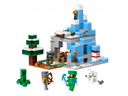 Lego minecraft 21243 les pics geles