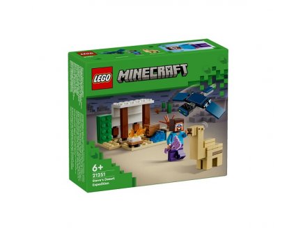 LEGO MINECRAFT 21251 L'EXPEDITION DE STEVE DANS LE DESERT