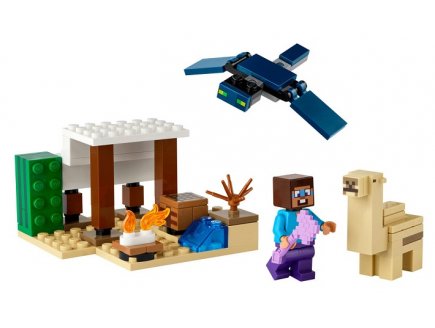 Lego minecraft 21251 l'expedition de steve dans le desert