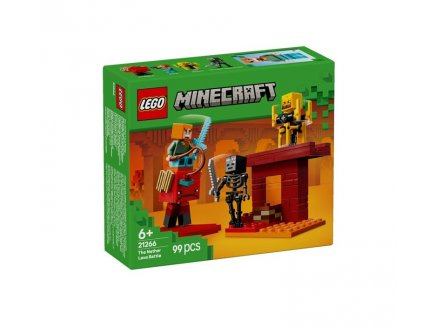 LEGO MINECRAFT 21266 LA BATAILLE DE LA LAVE DU NETHER