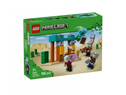 LEGO MINECRAFT 21267 LA PATROUILLE D'ILLAGEOIS DU DESERT