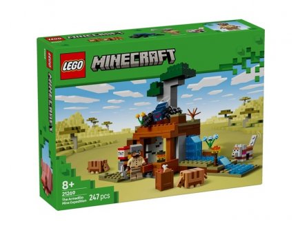 LEGO MINECRAFT 21269 L'EXPEDITION DANS LA MINE DU TATOU