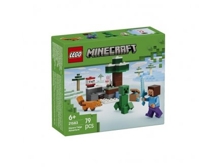 Lego Minecraft 21583 Les aventures de Steve dans la taïga