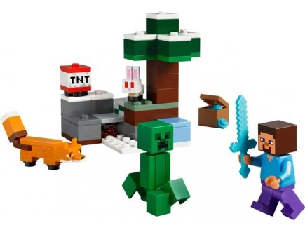 Lego Minecraft 21583 Les aventures de Steve dans la taïga