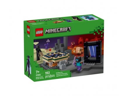 Lego Minecraft 21584 Voyage à travers les Portails du Nether et de l’Ender