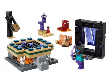 Lego Minecraft 21584 Voyage à travers les Portails du Nether et de l’Ender