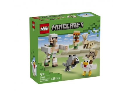 Lego Minecraft 21592 L’attaque du désert du Poulet chevauché
