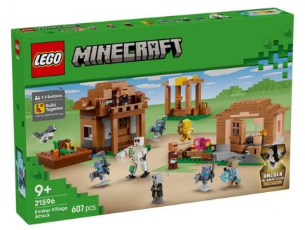 Lego Minecraft 21596 L'Evocateur � l'attaque du village