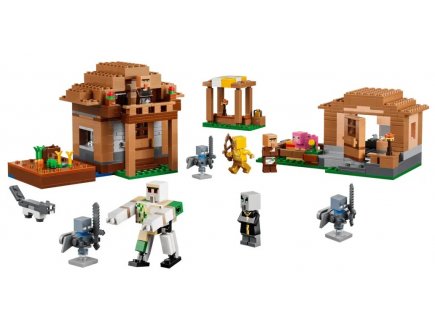 Lego Minecraft 21596 L'Evocateur � l'attaque du village