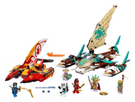 Lego ninjago 71748 la bataille de catamarans