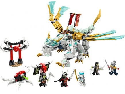 Lego ninjago 71786 la creature dragon de glace de zane