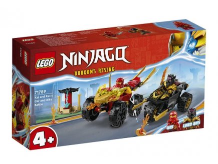 LEGO NINJAGO 71789 LE COMBAT EN VOITURE ET EN MOTO DE KAI ET RAS