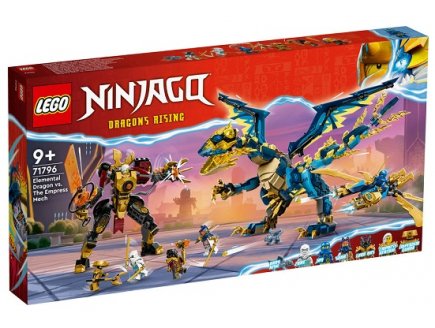 LEGO NINJAGO 71796 LE DRAGON ELEMENTAIRE CONTRE LE ROBOT DE L'IMPERATRICE