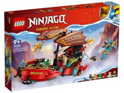 LEGO NINJAGO 71797 LE QG DES NINJAS - LA COURSE CONTRE LA MONTRE