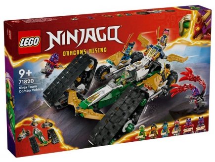 LEGO NINJAGO 71820 LE VEHICULE COMBINE DE L'EQUIPE DES NINJAS