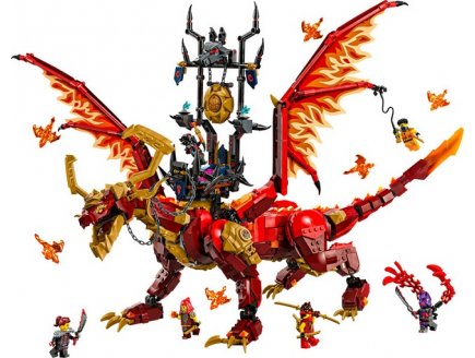 LEGO NINJAGO 71822 LE DRAGON SOURCE DU MOUVEMENT