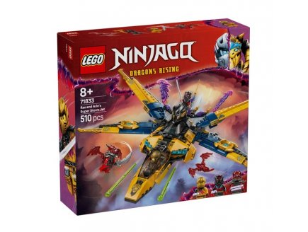 LEGO NINJAGO 71833 LE SUPER AVION TEMPETE DE RAS ET ARIN