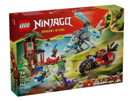 Lego Ninjago 71857 La cabane et les véhicules des Ninjas