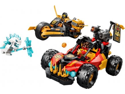 Lego Ninjago 71864 Véhicules combinables de Kai et Cole