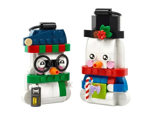 Lego Saisonnier 40812 Les bonshommes de neige décoratifs