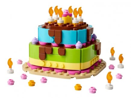 Lego Saisonnier 40815 Le gâteau d'anniversaire
