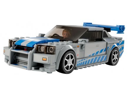 Lego speed champions 76917 nissan skyline gt-r (r34) 2 fast 2 furious