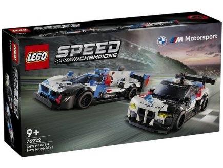 LEGO SPEED CHAMPIONS 76922 VOITURES DE COURSE BMW M4 GT3 ET BMW M HYBRID V8