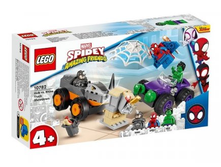 LEGO SPIDEY 10782 LE COMBAT DES CAMIONS, HULK CONTRE LE RHINO