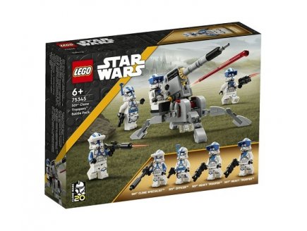 LEGO STAR WARS 75345 PACK DE COMBAT DES CLONES TROOPERS DE LA 501EME LEGION