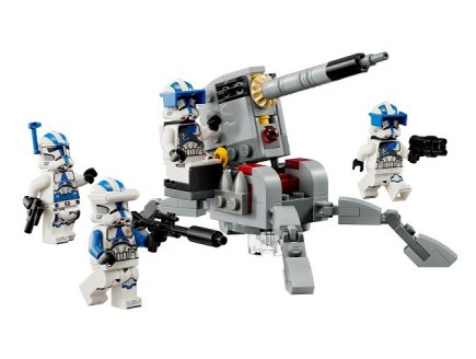 Lego star wars 75345 pack de combat des clones troopers de la 501eme legion