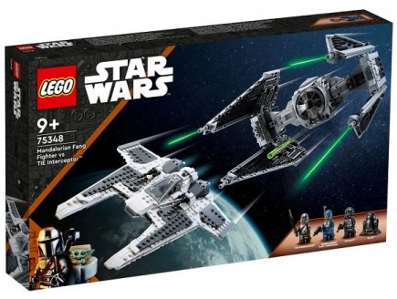 LEGO STAR WARS 75348 LE CHASSEUR FANG MANDALORIEN CONTRE LE TIE INTERCEPTOR