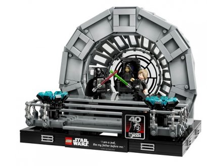 Lego star wars 75352 diorama de la salle du trone de l'empereur