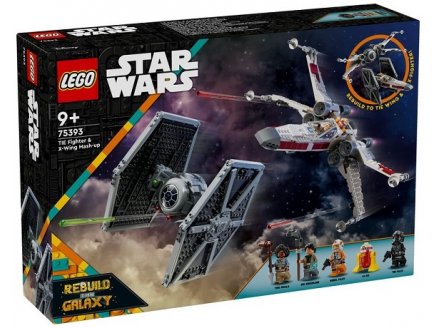 LEGO STAR WARS 75393 TIE FIGHTER ET X-WING A COMBINER