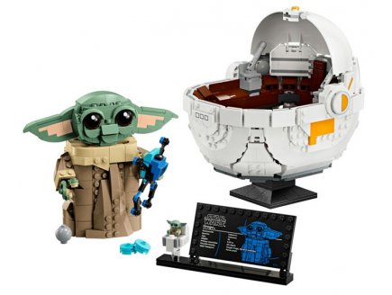Lego star wars 75403 grogu et son landau