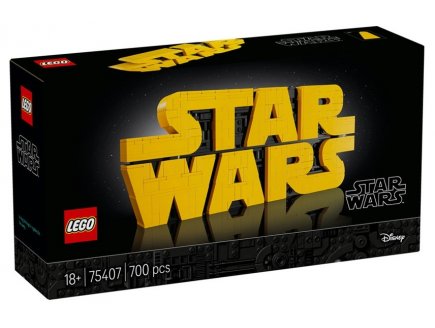 Lego star wars 75407 logo de star wars en briques