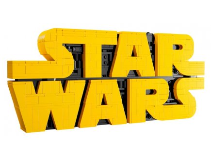 Lego star wars 75407 logo de star wars en briques