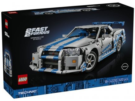 Lego Technic 42210 Voiture Nissan Skyline GT-R (R34) 2 Fast 2 Furious