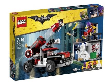 LEGO THE BATMAN MOVIE 70921 L'ATTAQUE BOULET DE CANON D'HARLEY QUINN