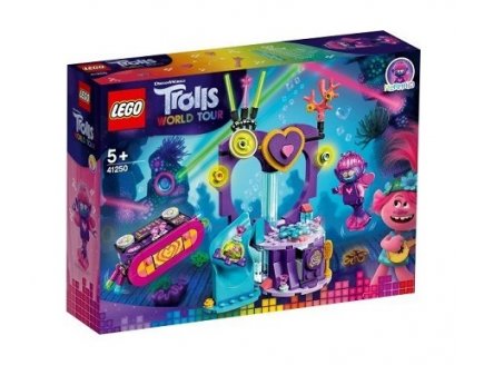 LEGO TROLLS WORLD TOUR 41250 LA SOIREE DANSANTE DE TECHNO ISLAND