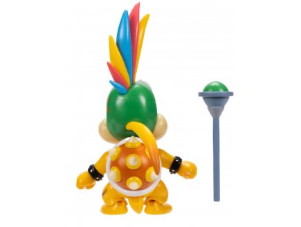 Lemmy avec Baguette Magique : Figurine Super Mario 10 cm - Figurine Nintendo articulé - Jakks