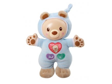 LEON MON LUMI OURSON BLEU - VTECH BABY - 5202105 - PELUCHE VEILLEUSE MUSICALE BEBE