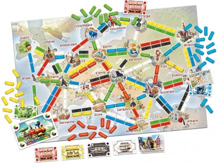 Les Aventuriers du Rail Europe : Mon Premier Voyage - Asmodee Kids - Jeu société Enfant, Junior