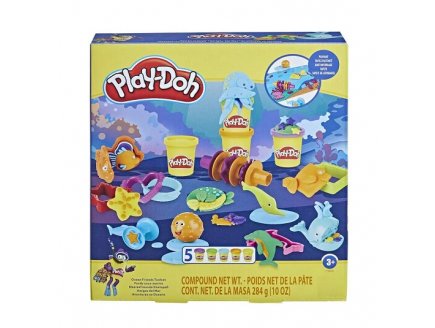 LES FONDS SOUS-MARINS PLAY-DOH - ANIMAUX OCEAN - PATE A MODELER - HASBRO - F3609