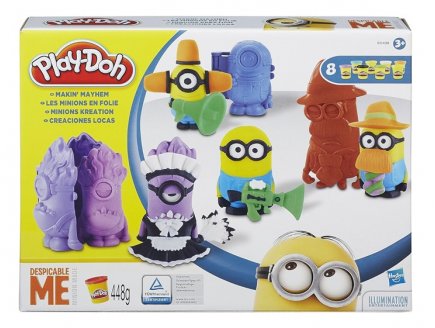 LES MINIONS EN FOLIE - PLAY DOH - B0498 - PATE A MODELER - HASBRO