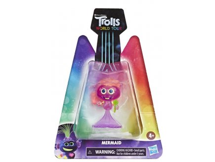 LES TROLLS 2 LA TOURNEE MONDIALE : MERMAID AVEC ACCESSOIRE - FIGURINE 8 CM - DESSIN ANIME - HASBRO 44022