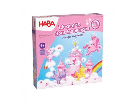 Licornes dans les nuages, nuages magiques - Haba - Jeu de société Adresse