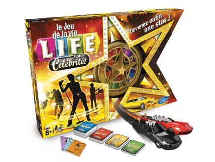 LIFE EDITION CELEBRITES - DESTINS JEU DE LA VIE VERSION VIE DE STAR - HASBRO - A4623
