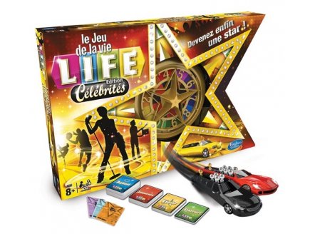 LIFE EDITION CELEBRITES - DESTINS JEU DE LA VIE VERSION VIE DE STAR - HASBRO - A4623