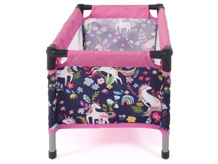 Lit parapluie licornes poupee - Bayer chic 2000 - 65243 - accessoire poupon